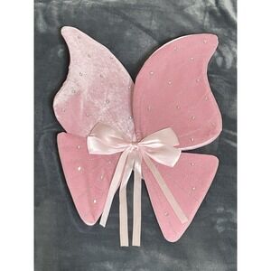 Unbranded Girl Pink Fairy Rhinestones Stud Wings Costume Theater Halloween